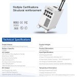 5120Wh Solar Power Station with Built-In Inverter