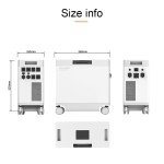 5120Wh Solar Power Station with Built-In Inverter