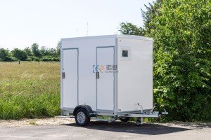 Portable Luxury Toilet Trailer for Camping Adventures