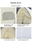 Luxury Weatherproof Camp Hotel Tent Canopy