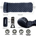 Ultralight Folding Sleeping Pad with Pillows