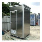 Portable Steel Outdoor Toilet for Camping & Construction