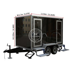 Portable Outdoor Toilet and Shower for Camping