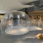 Eco-Friendly Inflatable Dome Tent for Camping