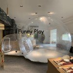 Eco-Friendly Inflatable Dome Tent for Camping