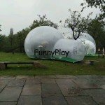 Eco-Friendly Inflatable Dome Tent for Camping