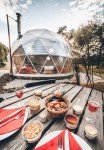 8m Geodesic Dome Tent for Glamping and Camping