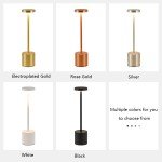 Rechargeable LED Touch Lamp with Dimmable Colors