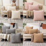 Soft Knit Pillow Covers for Cozy Camping Vibes