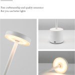 Rechargeable LED Touch Lamp with Dimmable Colors