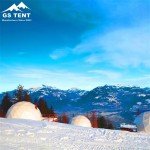 Luxury Geodesic Igloo Dome for Winter Glamping