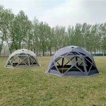 Spacious Geodesic Dome Tent for Family Glamping