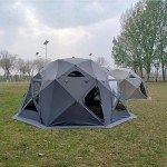 Spacious Geodesic Dome Tent for Family Glamping