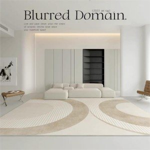 VIKAMA Living Room Carpet Japan Bedroom Bed Blanket Modern Simple Sofa Coffee Table Rugs Advanced Home Room Crystal Velvet Mats