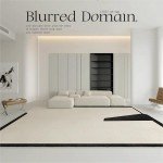 VIKAMA Living Room Carpet Japan Bedroom Bed Blanket Modern Simple Sofa Coffee Table Rugs Advanced Home Room Crystal Velvet Mats