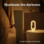 1 Pc Modern Acrylic Touch Controlled Led Table Lamp Usb Powered 3 Color Dimmable Night Light For Bedroom Living Room Decor