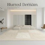 VIKAMA Living Room Carpet Japan Bedroom Bed Blanket Modern Simple Sofa Coffee Table Rugs Advanced Home Room Crystal Velvet Mats