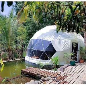 Luxury 6m Dome Tent Large Party Geodesic Dome House Glamping Hotel Outdoor Camping Tent Dome Style