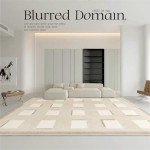 VIKAMA Living Room Carpet Japan Bedroom Bed Blanket Modern Simple Sofa Coffee Table Rugs Advanced Home Room Crystal Velvet Mats
