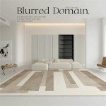 VIKAMA Living Room Carpet Japan Bedroom Bed Blanket Modern Simple Sofa Coffee Table Rugs Advanced Home Room Crystal Velvet Mats