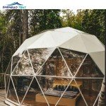 Luxury Four Season Geodesic Dome Tent for Glamping Resort Hotel Dome House Family Recreation with Bathroom