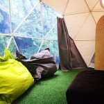 Luxury Four Season Geodesic Dome Tent for Glamping Resort Hotel Dome House Family Recreation with Bathroom