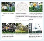 Trade Show Tent 8m diameter igloo geodesic dome steel structure camping tent hotel luxury dome house glamping round dome