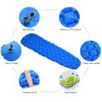 Widesea Inflatable Camping Mattress and Sleeping Pad