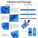 Widesea Inflatable Camping Mattress and Sleeping Pad