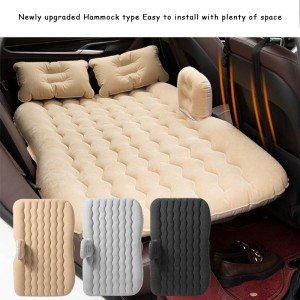 Universal Inflatable Car Travel Bed with Pillow