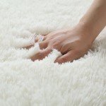 Pink Fluffy Area Rug for Kids' Rooms