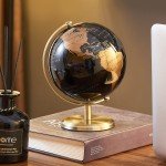 Retro World Globe for Learning and Decor