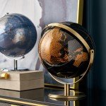 Retro World Globe for Learning and Decor