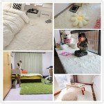 Pink Fluffy Area Rug for Kids' Rooms