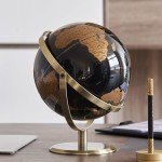Retro World Globe for Learning and Decor