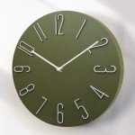 Modern Minimalist Wall Clock for Camping Gear
