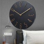 Modern Minimalist Wall Clock for Camping Gear