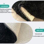 Cozy Plush Flocked Carpet Mat for Camping