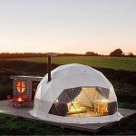 Luxury 8m Geodesic Dome Tent for Glamping