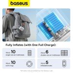 Baseus Mini Wireless Air Compressor for Inflatable Gear