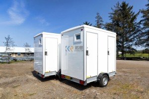 Portable Luxury Shower and Toilet Trailer for Camping