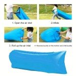 DIZETION Inflatable Portable Camping Sofa and Mattress