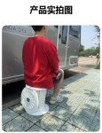 Portable Folding Toilet Stool for Camping Emergencies