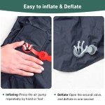 Inflatable Camping Sleeping Pad with Built-in Pump