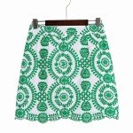 Summer Women's Mini Skirt with Embroidery Design