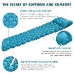 Inflatable Camping Sleeping Pad with Pillows