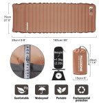 Ultralight Self-Inflating Camping Air Mattress Pad