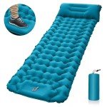 Inflatable Camping Sleeping Pad with Pillows