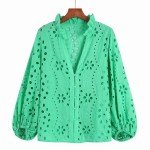 Women's Summer Lace Blouse – Stylish & Breezy