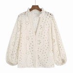 Women's Summer Lace Blouse – Stylish & Breezy